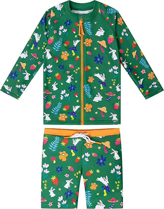 The 'Forest Bunny' 2-Piece Swim Set